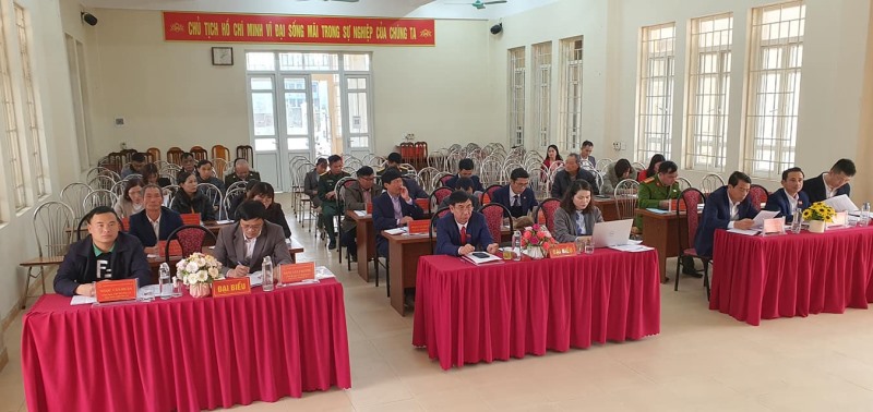 Xã Sơn Dương tổ chức kỳ họp thứ Mười - HĐND xã khóa XXI, nhiệm kỳ 2021 - 2026