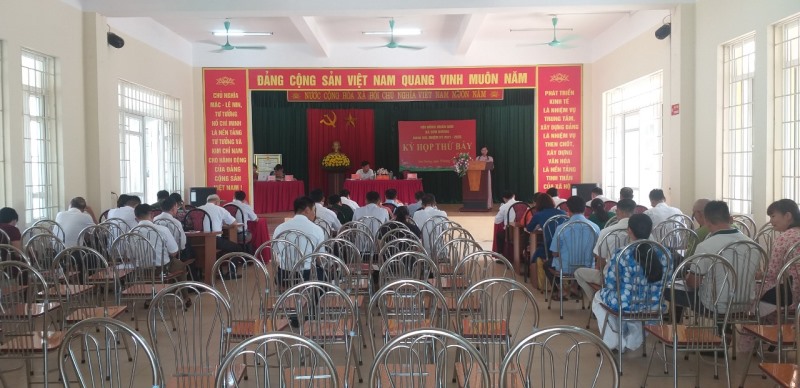 HĐND xã Sơn Dương tổ chức kỳ họp thứ bẩy, nhiệm kỳ 2021-2026