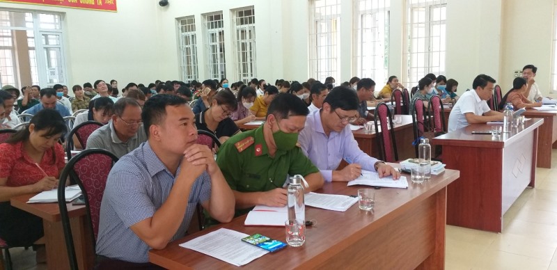 Đảng ủy xã Sơn Dương tổ chức học tập, quán triệt triển khai các Nghị quyết hội nghị lần thứ 5 của BCH  Trung ương Đảng Khóa XIII 