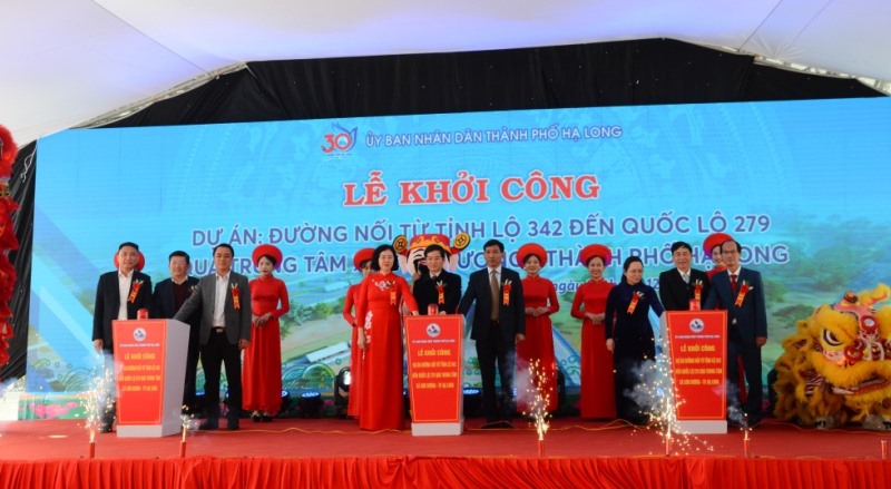 TP Hạ Long: Khởi công tuyến đường nối từ tỉnh lộ 342 đến QL279 qua trung tâm xã Sơn Dương với tổng mức đầu tư  818 tỷ đồng