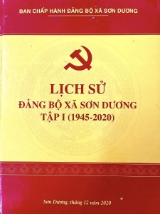 Lịch sử thành lập Đảng bộ xã Sơn Dương