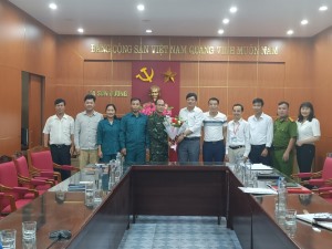 Công bố Quyết định thành lập chi bộ quân sự xã Sơn Dương
