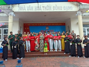 Xã Sơn Dương đồng loạt tổ chức ngày hội Đại đoàn kết toàn dân tộc trong ngày 12/11/2023