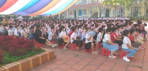 Trường Tiểu Học và THCS xã Sơn Dương: Tuyên truyền với chủ đề “Tác hại của các loại ma túy mới trong học đường, an toàn giao thông”